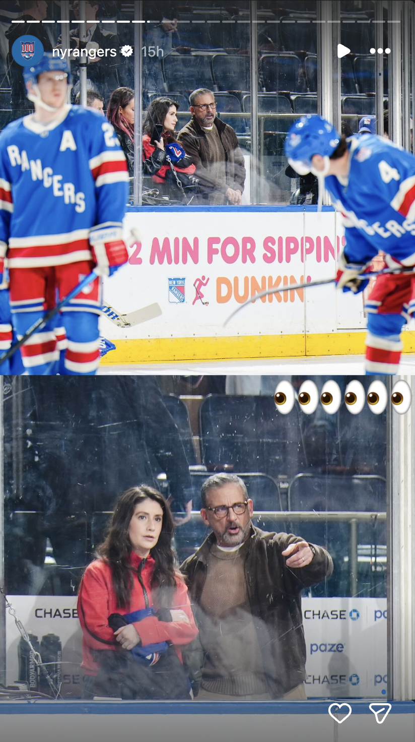 New York Rangers - Instagram Story